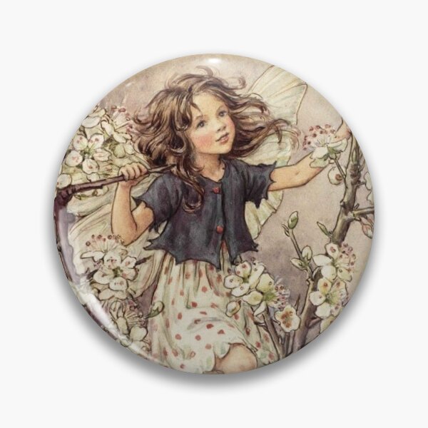 Artikelvorschau, Märchenhafte Wandkunst, Schwarzdorn-Feenmotiv, Vintage-Blumenfeenkunst, Cicely Mary Barker entworfen und verkauft von RickE.