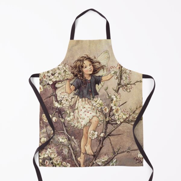 Item preview, Fairy Tale Wall Art, Blackthorn Fairy Print, Vintage Flower Fairy Art, Cicely Mary Barker designed and sold by RickE.