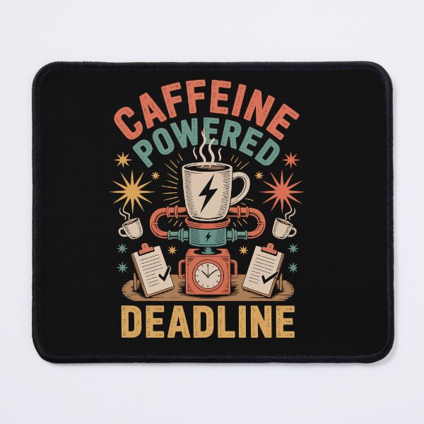 Item preview, CAFFEINE POWERED DEADLINE designed and sold by jkrphoto.