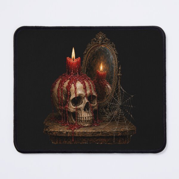 Item preview, Halloween Skull With Candle designed and sold by cbfineart.