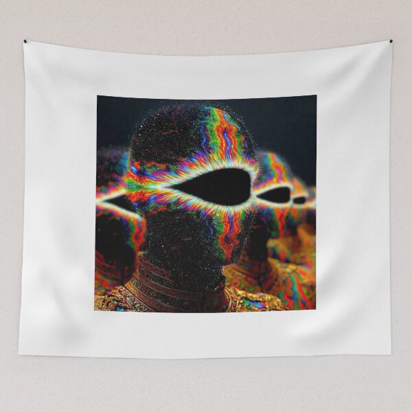 Item preview, Psychedelic Cosmic Entity Visionary Trippy Art designed and sold by Bathu Designs.