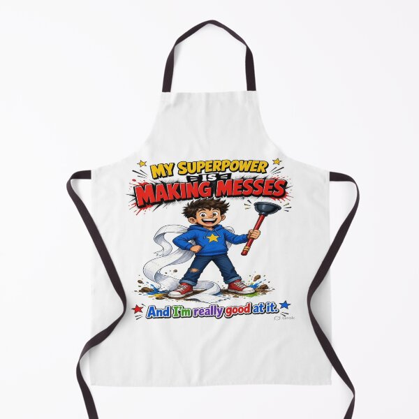 Item preview, My Superpower Is Making Messes – Funny Messy Kid Superhero Shirt designed and sold by Sushikidsntoddlers.