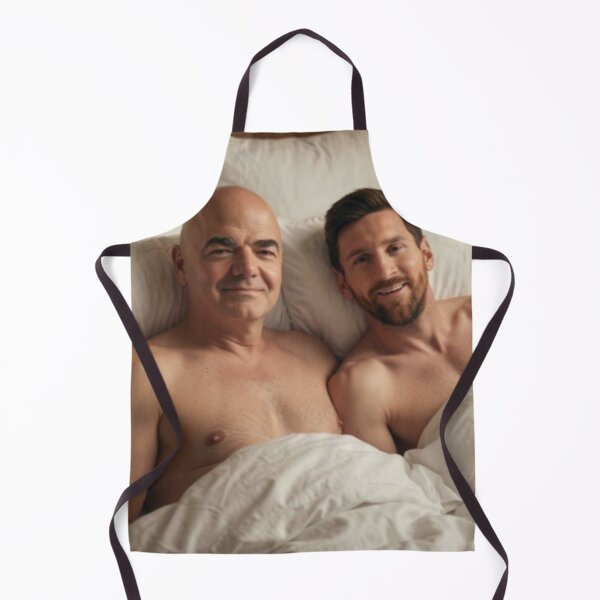 Item preview, Messi and Gianni Infantino  designed and sold by ArchiveHue.