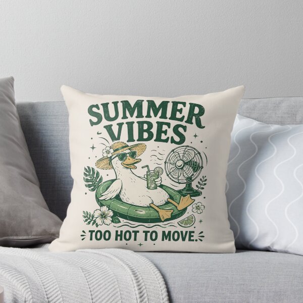 Item preview, Summer Goose Summer Vibes Sunshine, Cute Beach Lover Summer Holiday Duck Gift designed and sold by Quiajia.