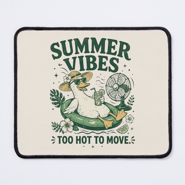 Item preview, Summer Goose Summer Vibes Sunshine, Cute Beach Lover Summer Holiday Duck Gift designed and sold by Quiajia.
