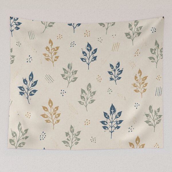 Item preview, Vintage Watercolor Botanical Leaves Pattern designed and sold by Punch-E415.