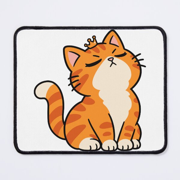 Item preview, Orange Tabby Cat King Funny Royal Cat designed and sold by MewMade.