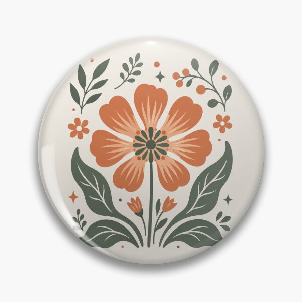 Item preview, Autumn Flower Retro Floral Vintage Botanical, Plant Lover Gift for Grandma designed and sold by Quiajia.