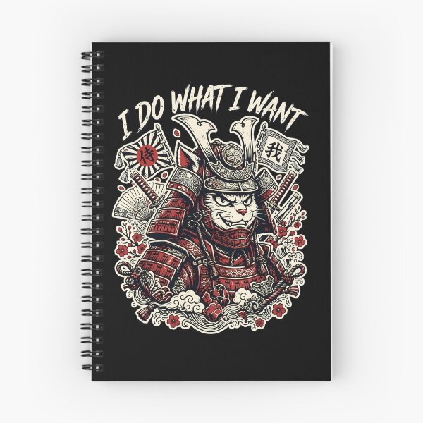 Item preview, I Do What I Want Ancient Samurai Cat Warrior designed and sold by Tong4130.