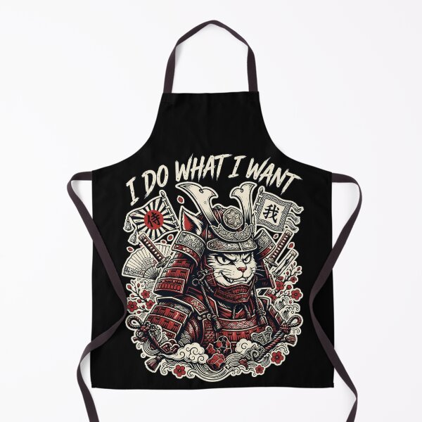 Item preview, I Do What I Want Ancient Samurai Cat Warrior designed and sold by Tong4130.