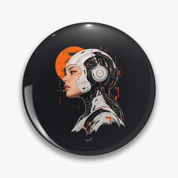 Item preview, Cybernetic Future – Futuristic Android Sci-Fi Art designed and sold by Musamem  Designs.