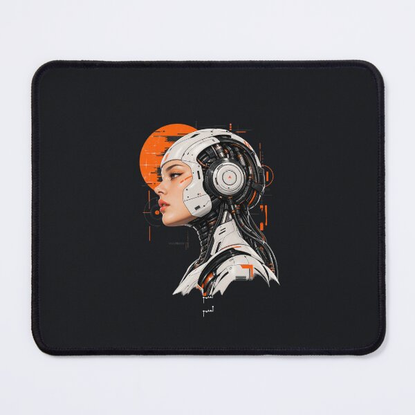 Item preview, Cybernetic Future – Futuristic Android Sci-Fi Art designed and sold by Musamem Designs.