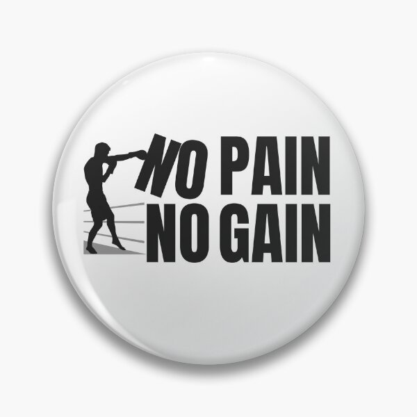 Item preview, No Pain No Gain Gym Motivation designed and sold by RisticCEO.