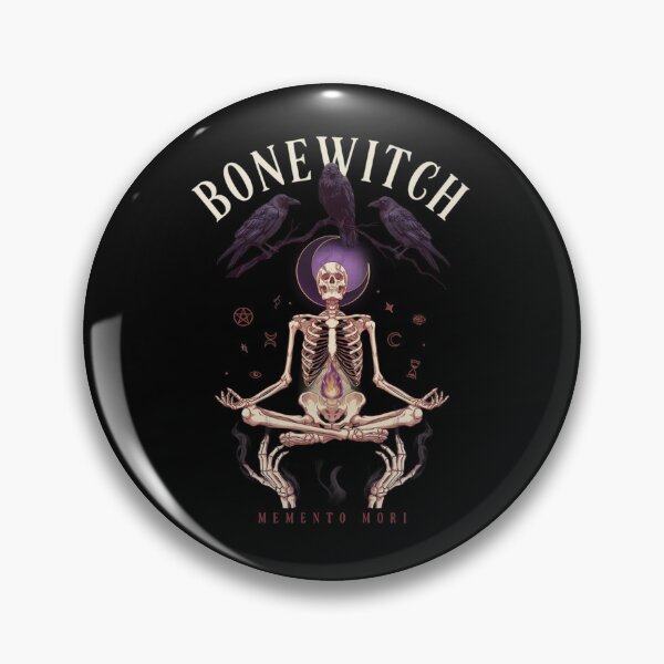 Item preview, Bonewitch T-Shirt | Death Is My Craft Skeleton Occult Halloween Graphic Tee v2 designed and sold by DarylWelsh2024.