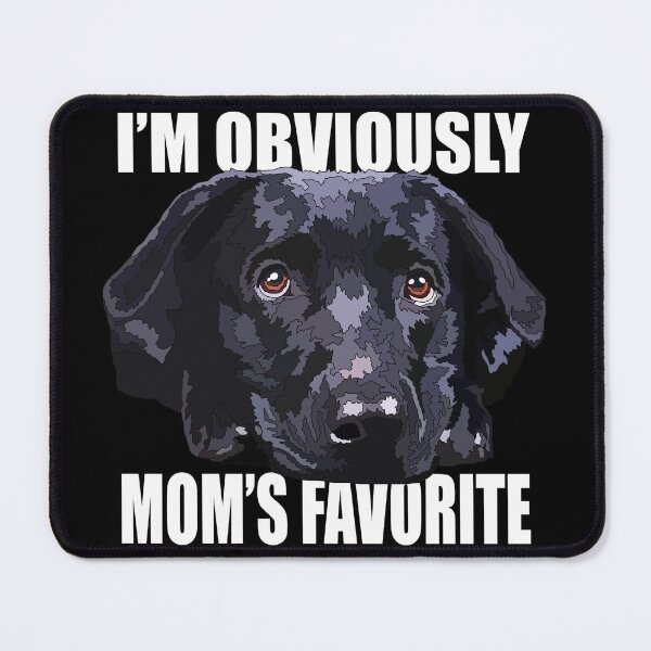 Item preview, Black Labrador Mom’s Favorite Puppy designed and sold by Just-Arts-4U.