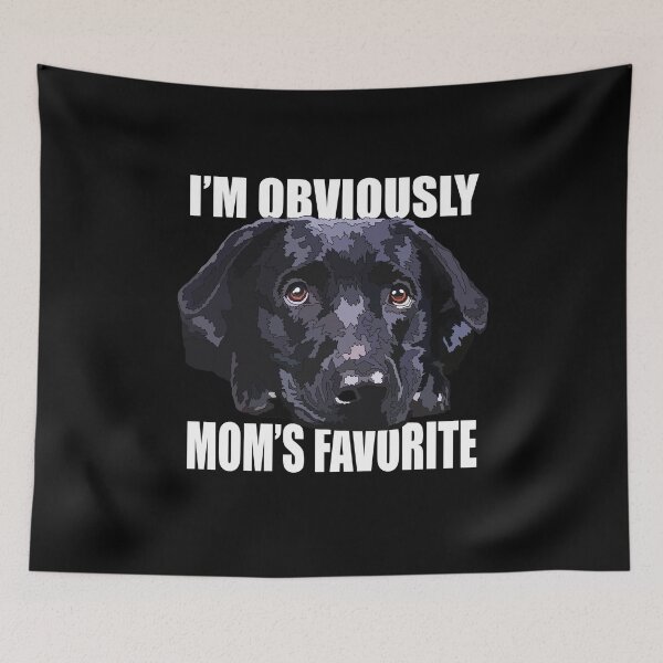 Item preview, Black Labrador Mom’s Favorite Puppy  designed and sold by Just-Arts-4U.