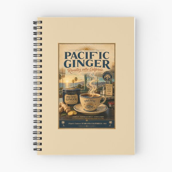 Item preview, Pacific Ginger – Coffee - Vintage California Poster 1965 designed and sold by Beaurozier.
