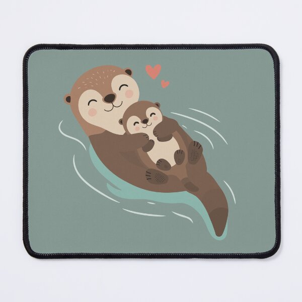 Item preview, Cute otter family designed and sold by qualalistudio.