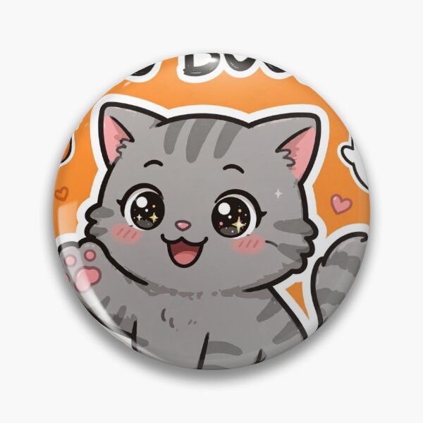 Item preview, Yes Boops! Happy Gray Tabby Cat Halloween designed and sold by CMWorkshop.
