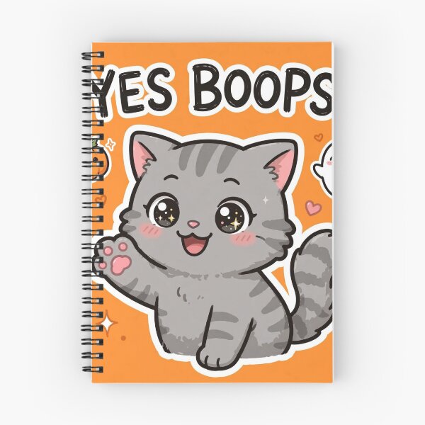 Item preview, Yes Boops! Happy Gray Tabby Cat Halloween designed and sold by CMWorkshop.