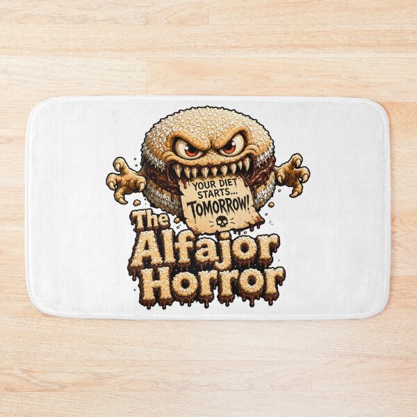 Item preview, The Alfajor Horror - Scary Monster Alfajor Funny Shirt designed and sold by HorrorWorldWeb.