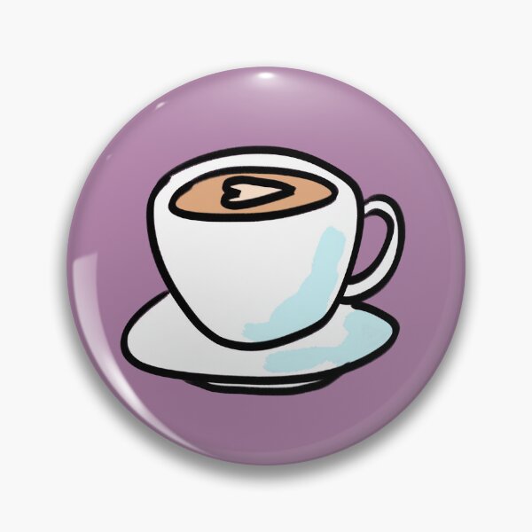 Item preview, Minimalist Heart Latte Morning Coffee Joy designed and sold by raun.draw.