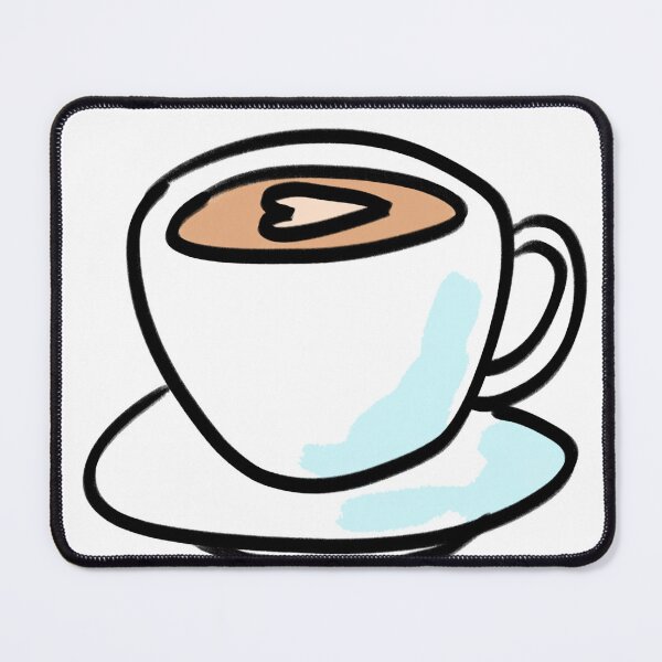 Item preview, Minimalist Heart Latte Morning Coffee Joy designed and sold by raun.draw.