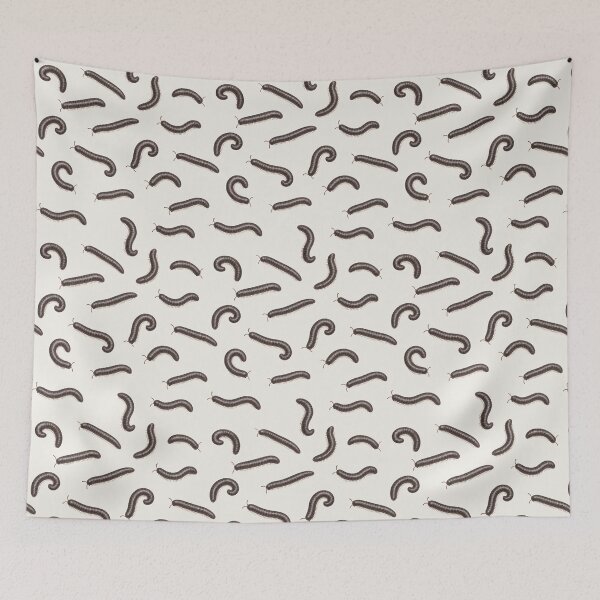 Item preview, Realistic Millipede Bug Seamless Pattern designed and sold by Zaya_art.