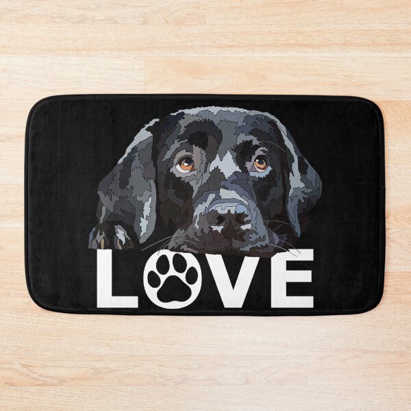 Item preview, Black Labrador Retriever Love Puppy designed and sold by Just-Arts-4U.
