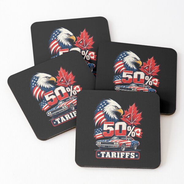 Item preview, 50% Tariffs American Eagle Maple Leaf USA Canada Trade War designed and sold by Souck12.