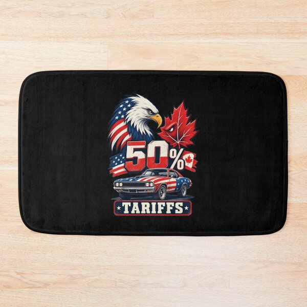 Item preview, 50% Tariffs American Eagle Maple Leaf USA Canada Trade War designed and sold by Souck12.