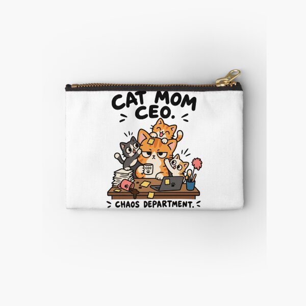 Item preview, Cat Mom CEO Funny Cat Office Chaos Department designed and sold by MewMade.