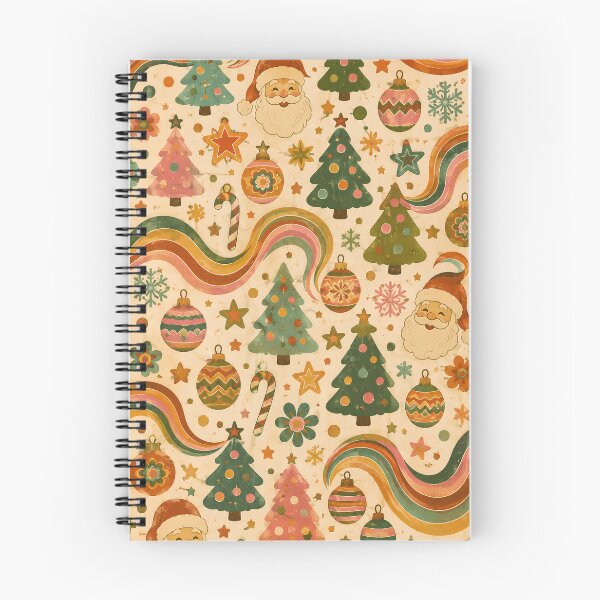 Item preview, Vintage Santa Christmas Pattern | Retro Nostalgic Holiday Design designed and sold by flowerpower999.