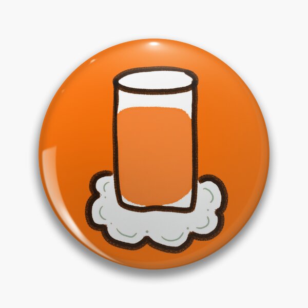 Item preview, Orange Juice on Cloud Coaster Doodle designed and sold by raun.draw.