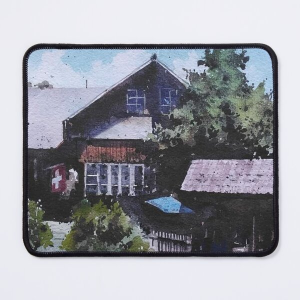 Item preview, Stefan's House Watercolor Landscape designed and sold by SlavaArt.