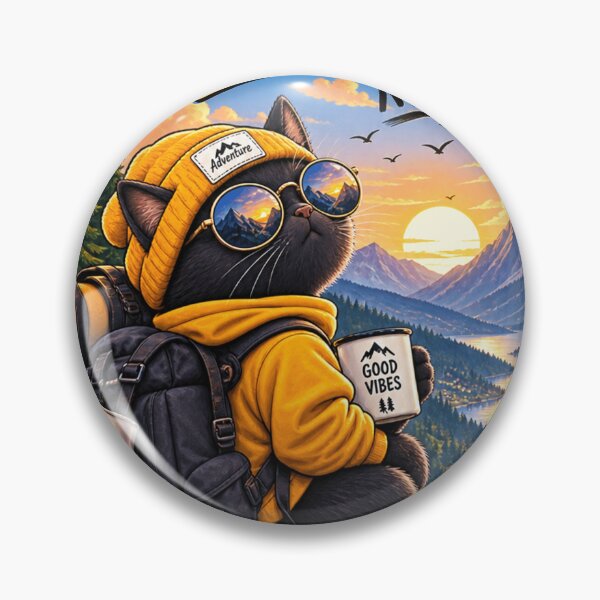 Item preview, Collect Moments Not Things Adventure Cat designed and sold by MoodPopLab.