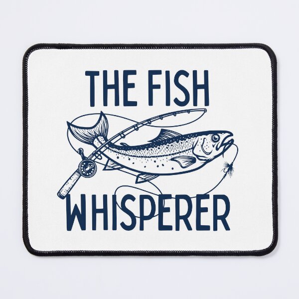 Item preview, The Fish Whisperer - Funny Fisherman & Angler Graphic designed and sold by Shopeon Designs.