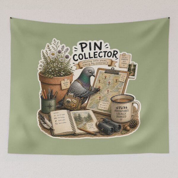 Item preview, Pin Collector Local Adventures designed and sold by ChirpInc.