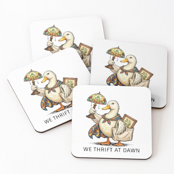 Item preview, We Thrift At Dawn Funny Goose designed and sold by ellapaintcoast.