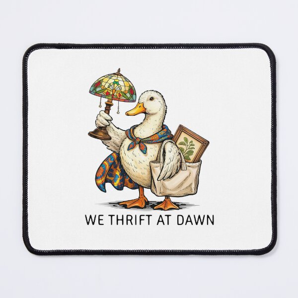 Item preview, We Thrift At Dawn Funny Goose designed and sold by ellapaintcoast.