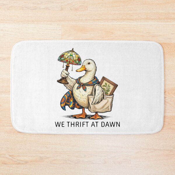 Item preview, We Thrift At Dawn Funny Goose designed and sold by ellapaintcoast.