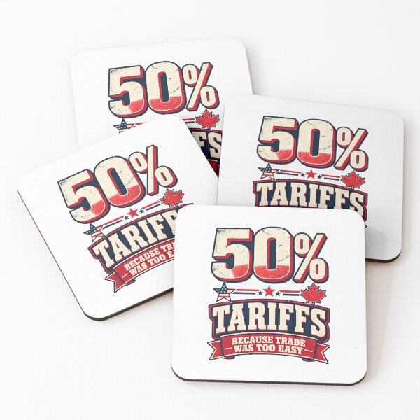Item preview, 50% Tariffs American Eagle Maple Leaf USA Canada Trade War designed and sold by Souck12.