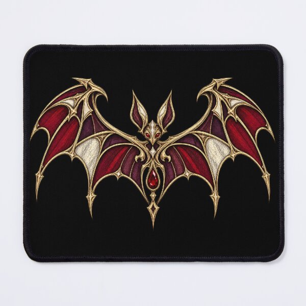 Item preview, Gothic Stained Glass Bat Emblem – Vamp Romantic Art designed and sold by Anyshca.