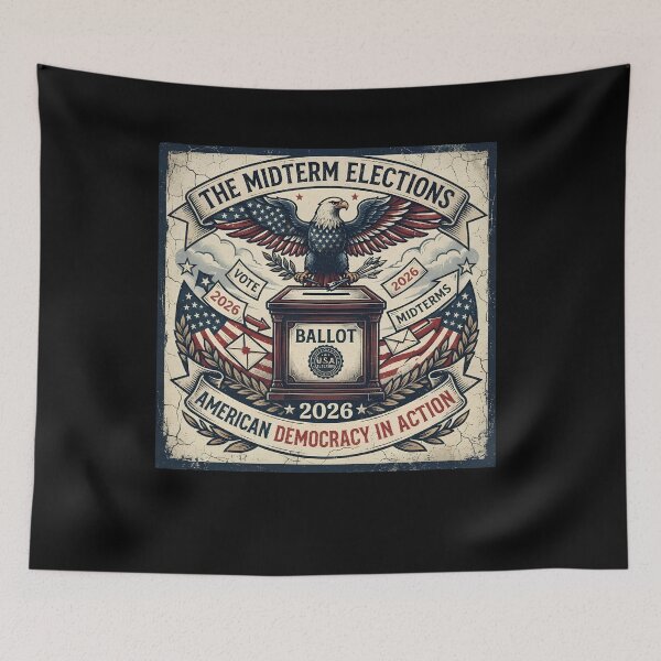 Item preview, 2026 Midterm Elections Eagle Ballot Democracy designed and sold by Souck12.