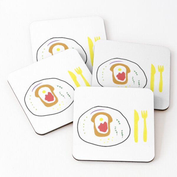 Item preview, Sunny Side Up Egg Toast Breakfast designed and sold by raun.draw.