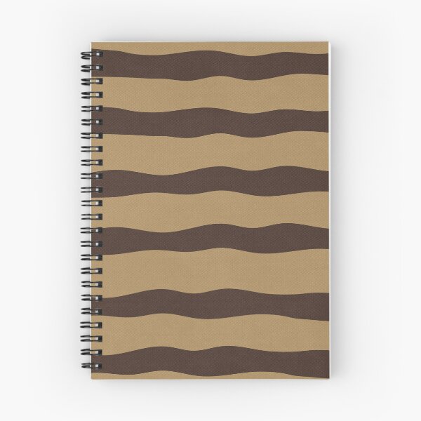 Item preview, Chocolate Sand Wavy Stripes designed and sold by LifeWithStyle Store.