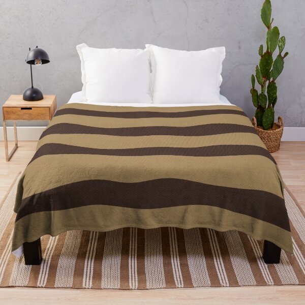 Artikelvorschau, Chocolate Sand Wavy Stripes entworfen und verkauft von LifeWithStyle Store.