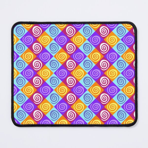 Item preview, Multicoloured swirls on diamonds designed and sold by Em-colour.