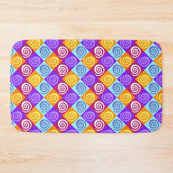 Item preview, Multicoloured swirls on diamonds designed and sold by Em-colour.