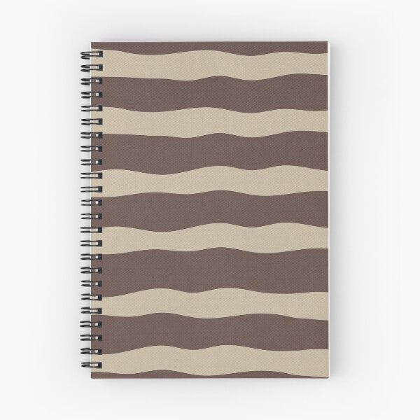 Item preview, Chocolate Cream Wavy Stripes designed and sold by LifeWithStyle Store.